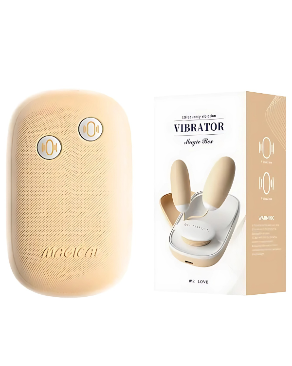 Caja Secreta de Placer Dos Huevos Máxima Vibración