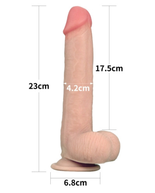 Dildo Realistico Masturbable 23.5 X 4.5