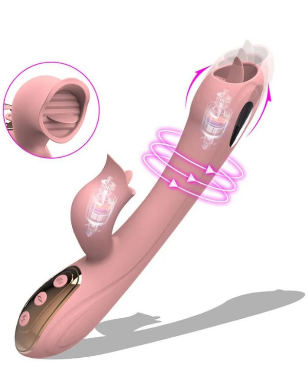 Vibrador Con Estimulador Lov