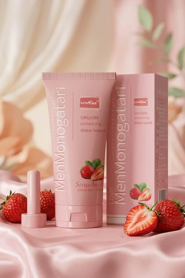 Lubricante Anal y Vaginal Comestible Frutilla 200 ml