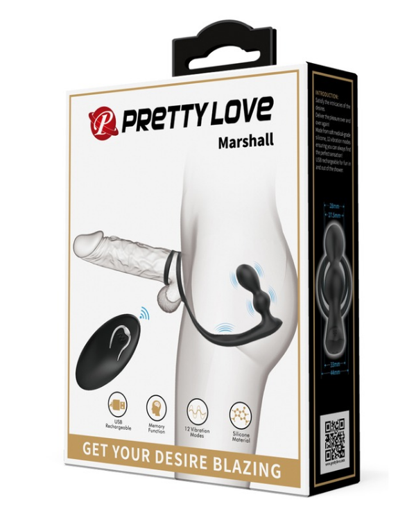 Anillo y Vibrador Anal Con Control Remoto