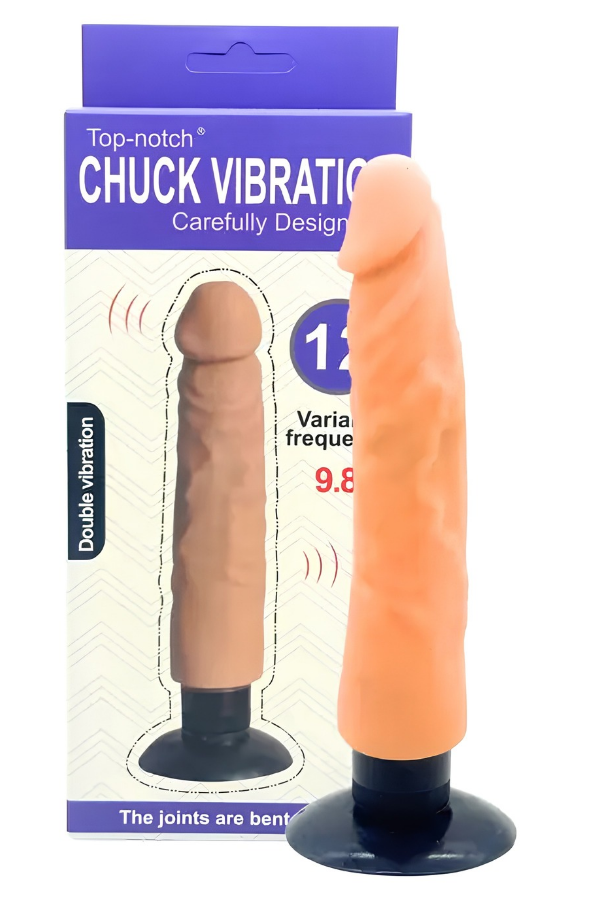 Dildo Vibrador Chuck 25 x 3,5 CM
