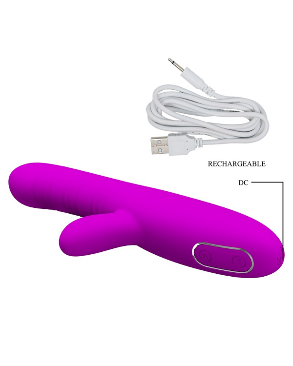 Vibrador Angelique Dual Con Estimulador de Punto G y Clitoris