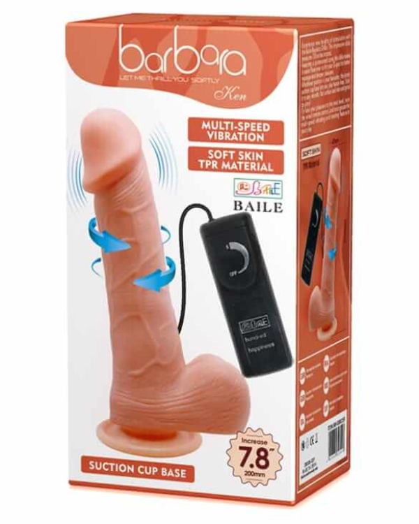 Dildo Con Rotacion 20 x 4.7 CM