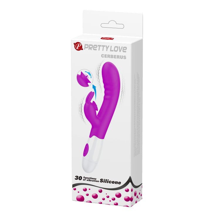 Vibrador Con Estimulador Cerberus