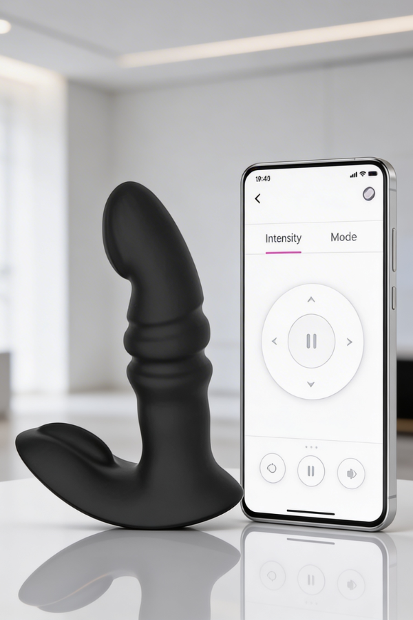 Vibrador Black Sube y Baja con Aplicación