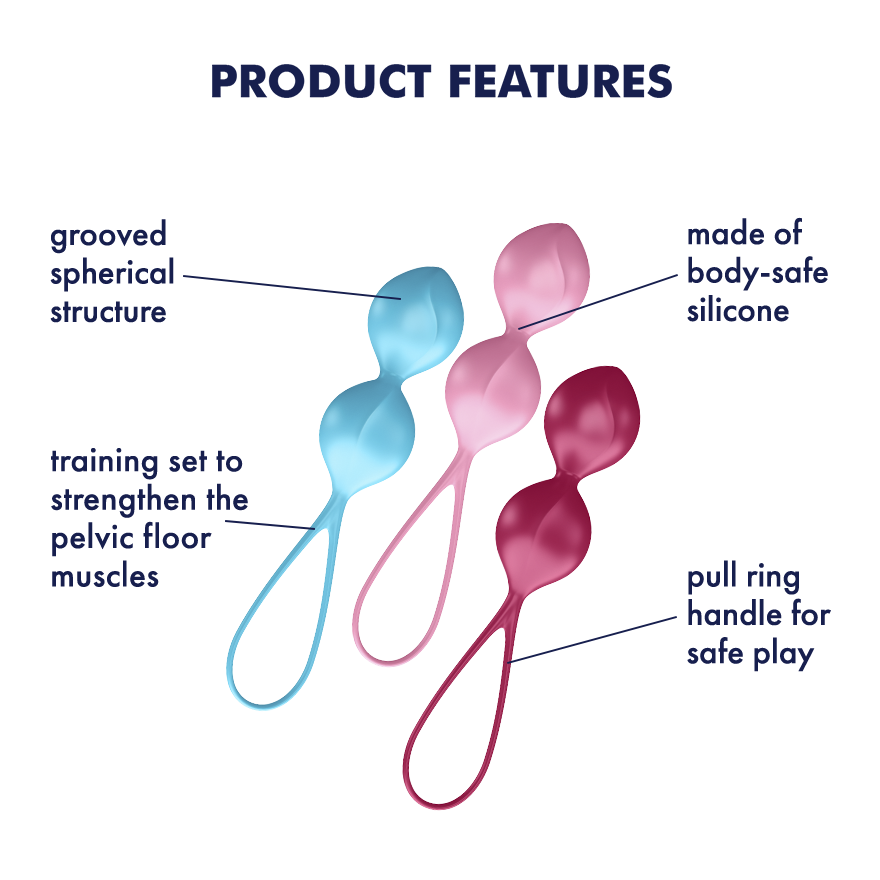 Bolas Chinas Kegel Satisfyer Set de 3