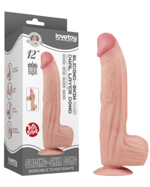 Dildo King Sized Masturbable 31 x 6.2 CM