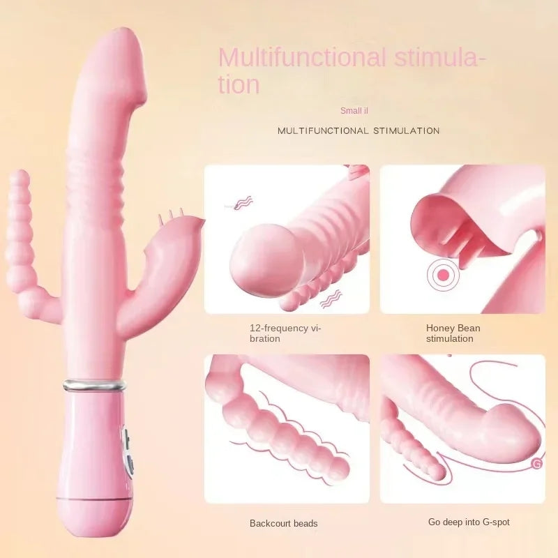 Vibrador Triple Estimulación | Lengüitas Traviesas