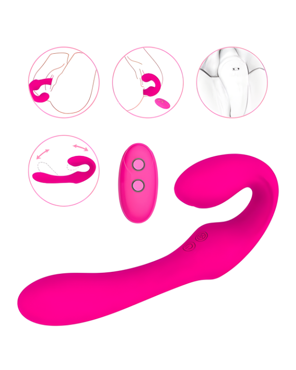 Arnés Vibrador Recargable con Control Remoto – Placer Manos Libres