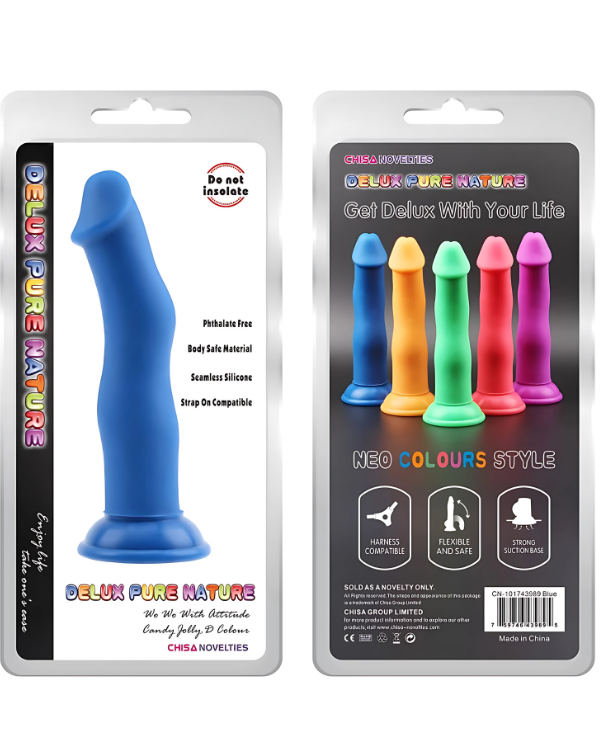 Jolly D Dildo Premium de Curvas Atrevidas 22 x 4.2 CM