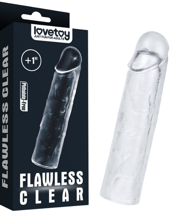 Funda Para Pene Transparente +2.5cm