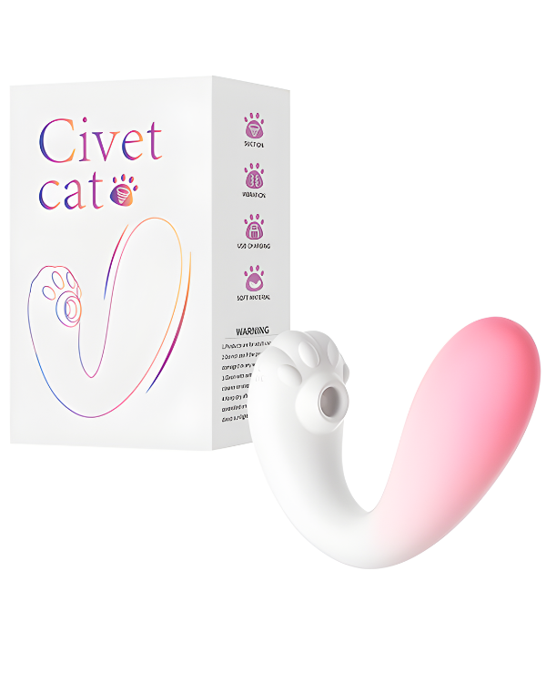 Kitty Dual Pleasure – Vibrador y Succionador 2 en 1