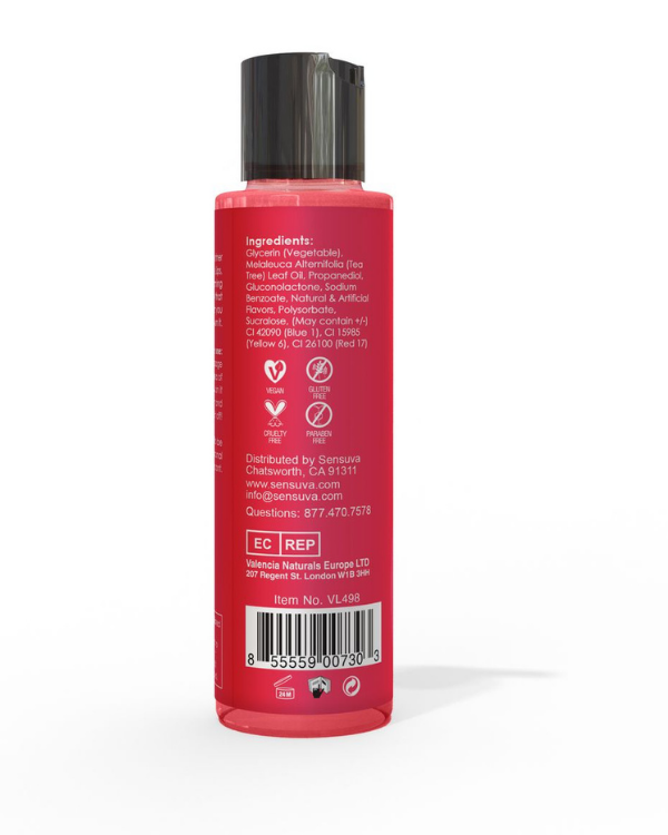 Lubricante Sizzle Frutilla | Efecto Calor | Comestible 125 Ml