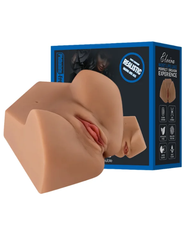 Masturbador Realístico Elvira Vagina y Ano