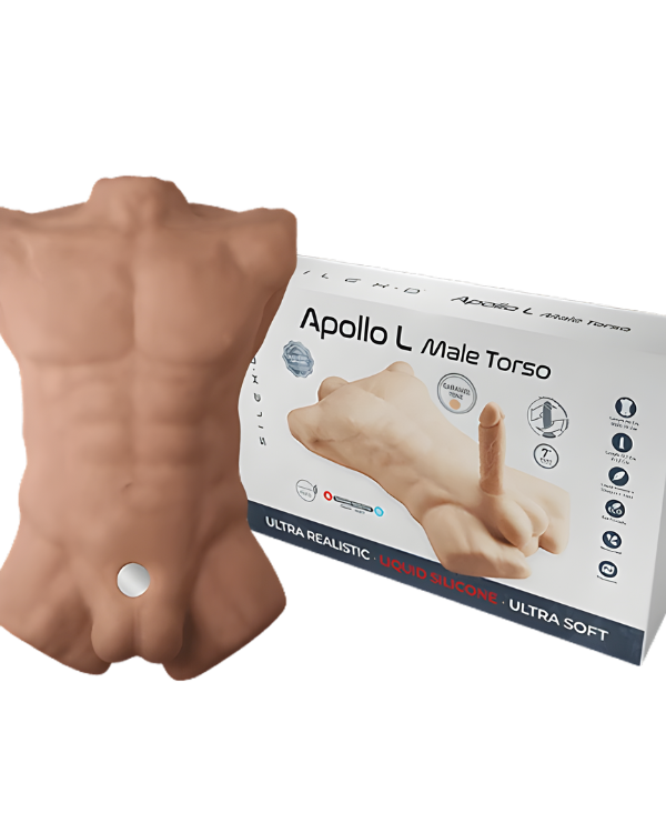 Torso Masculino con Dildo Intercambiable