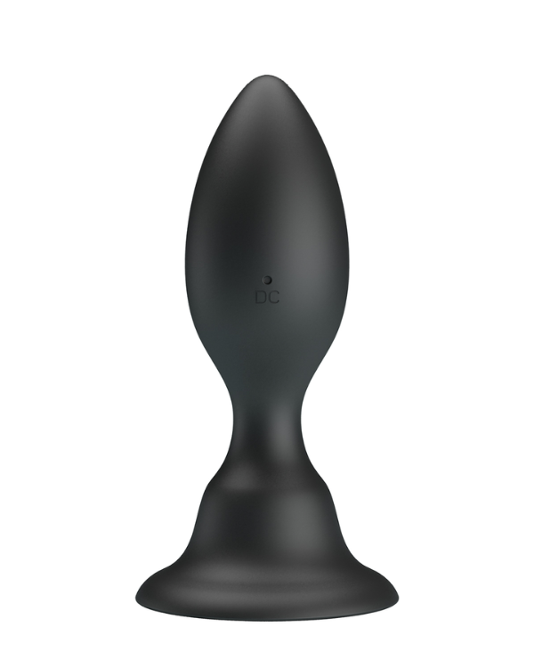 Plug Vibrador Con Base De Succion Recargable