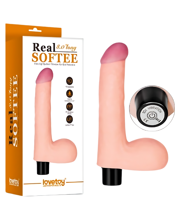 Dildo Vibrador | RealSoftee 17cm