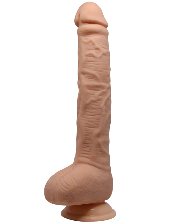 Dildo Extra Largo con Textura Realista 27 x 4,2 CM