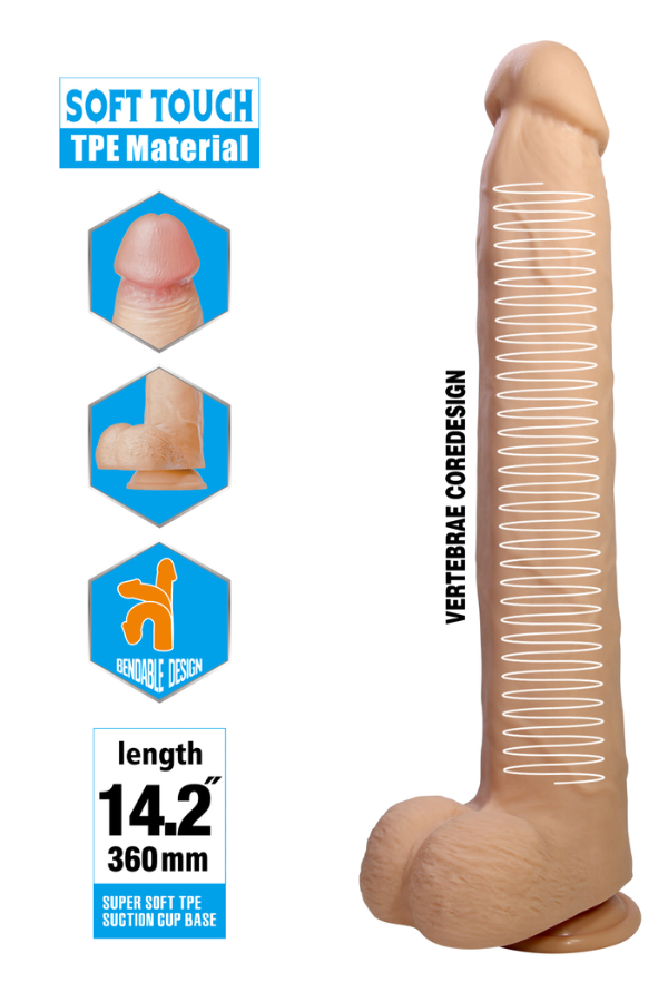 Dildo King Soft Touch 36 x 5,6 CM