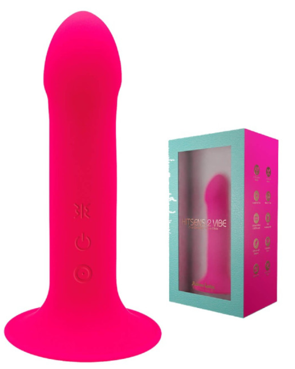 Hitsens 2 Pink – Dildo Vibrador Realista con Tecnología Silexpan