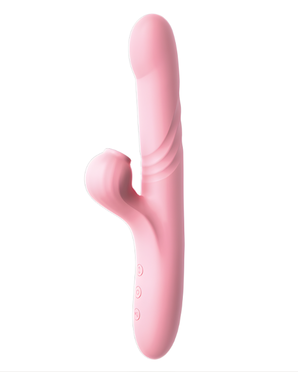 Vibrador Telescópico 3 en 1: Vibracion , Succión y Movimiento