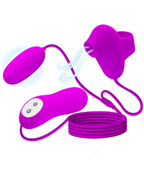 Vibrador y Succionador DuoVibe Pulse