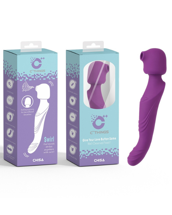 Vibrador Succionador Swirl C++Things CHISA