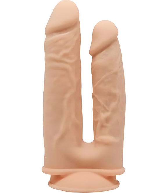 Dildo Consolador Doble | SILEXD MODEL 1 | 19,5 y 17,5 CM