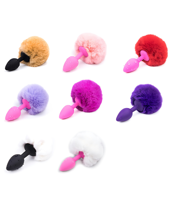 Plug Pom Pom  Silicona Suave Fantasías Salvajes