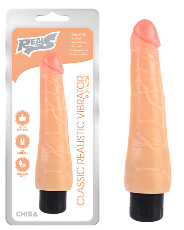 Dildo vibrador Pascal RealBeats 23,3 Cm