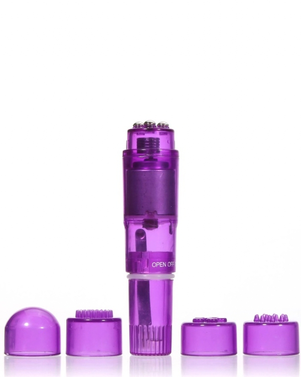 Vibrador Multisens Con Cabezales Intercambiables