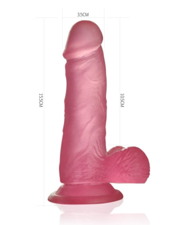 Consolador Jelly Studs 15.2 x 3.3 CM