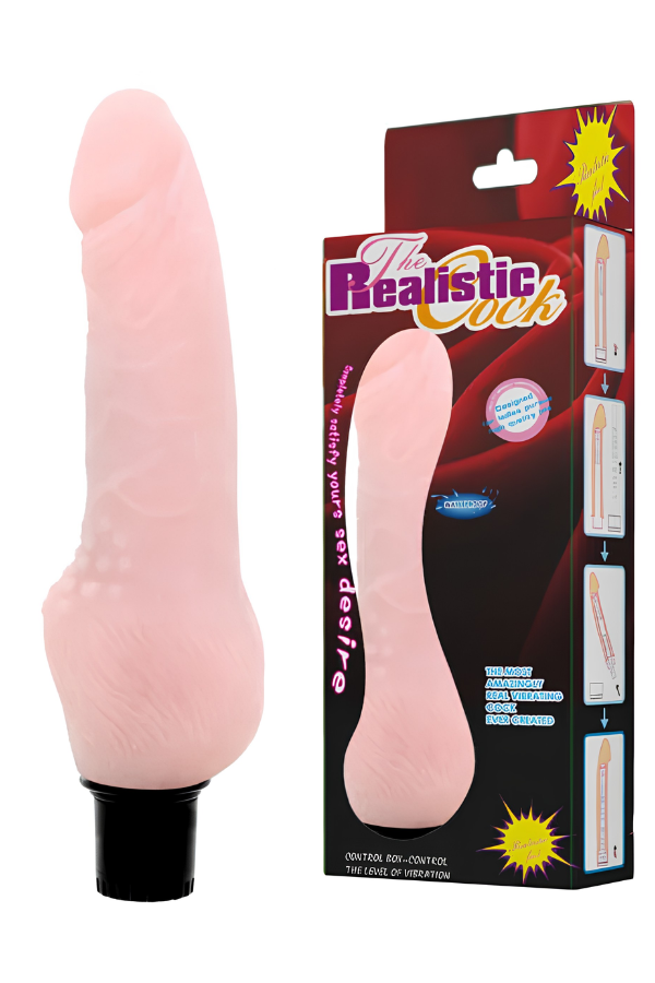 Dildo Con Vibración Cock 18,5 x 3,6 CM