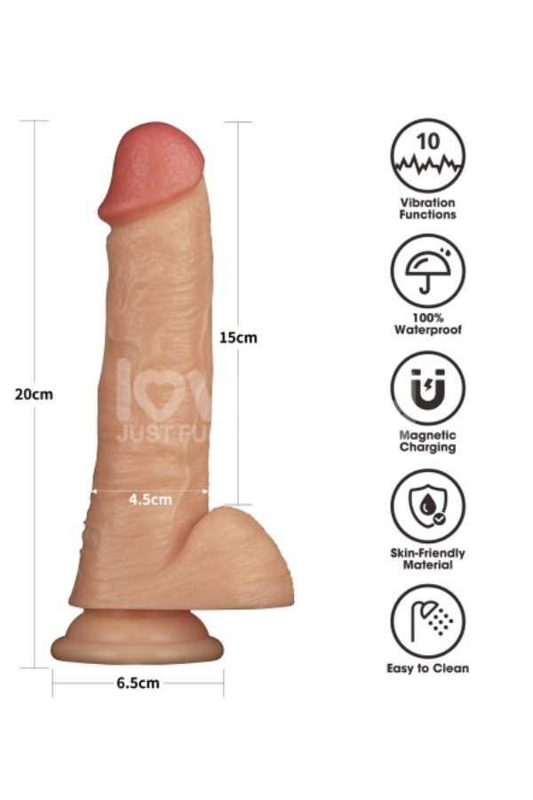 Arnés Strap-On Vibrador con Consolador Recargable