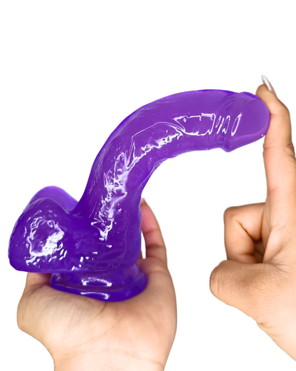 Dildo Purple Jelly Studs