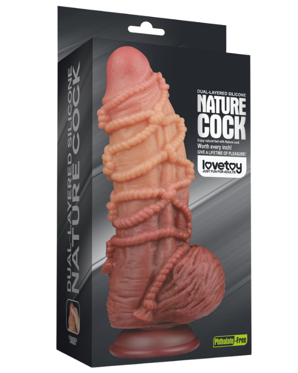 Dildo Doble Capa Nature Cock 24 x 7,7 CM