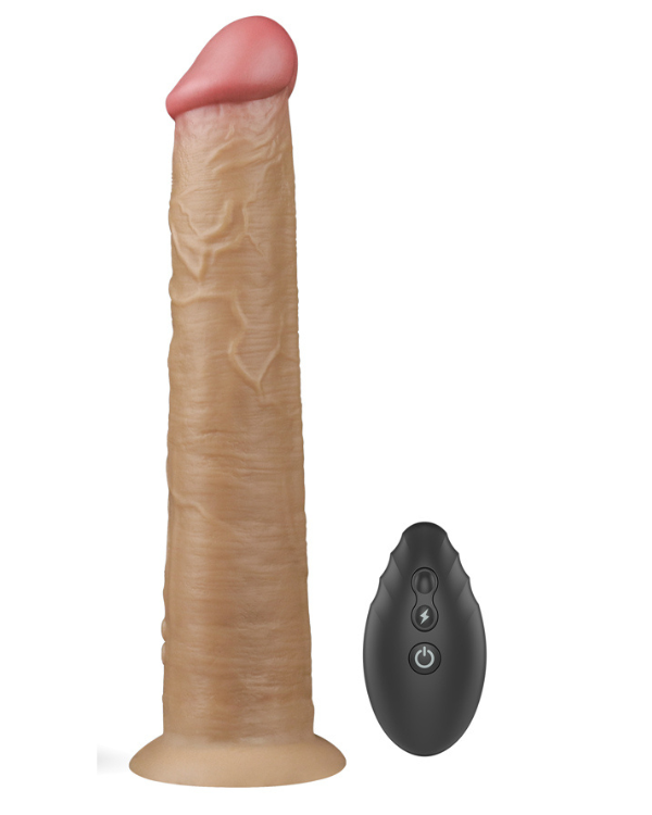 Dildo Realistico De doble Capa Con Rotación y Control Remoto 25,3 x 4,5 CM