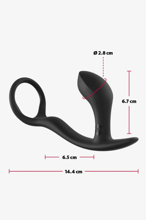 Anillo con Plug Prostático – Erección Firme y Estimulación Interna