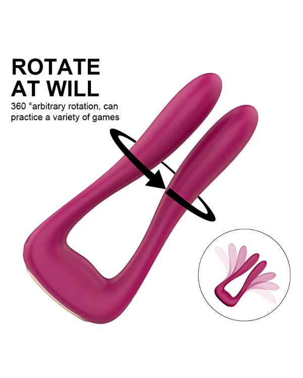 Vibrador Para Parejas Flex Con Control Remoto