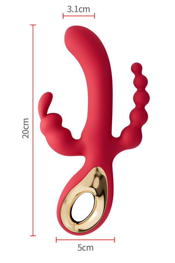Vibrador Rabbit Triple Estimulación