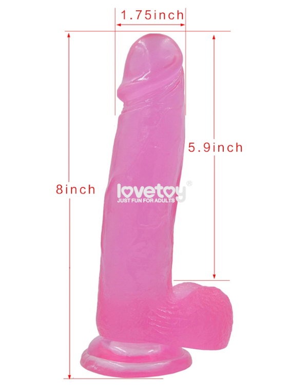 Dildo Jelly Studs 20 x 4.1 CM