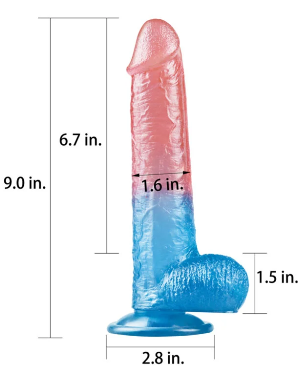 Dildo Dazzle Studs 23 CM