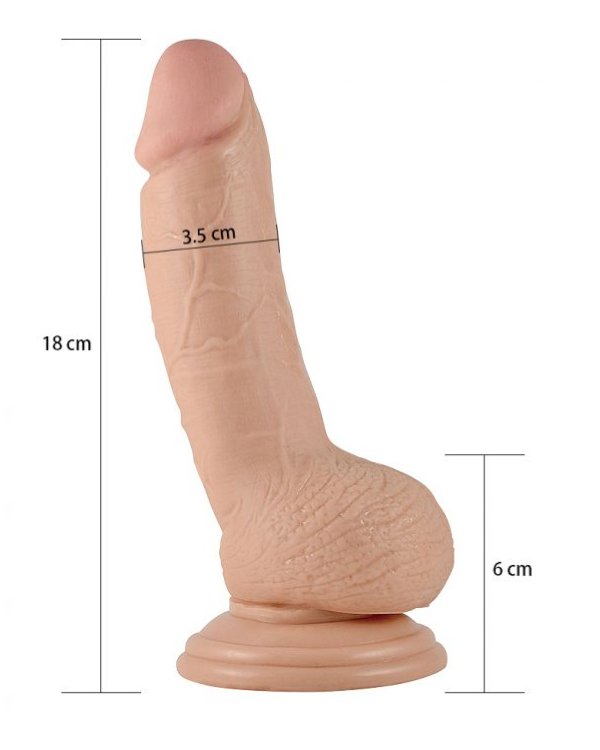 Consolador Realista 18 CM