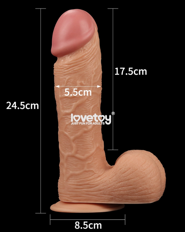 Consolador King Size Real Feel 24,5 x 5,5 CM