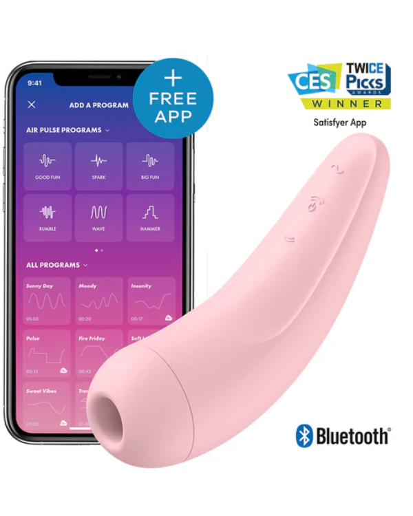 Satisfyer Succionador Vibrador Curvy 2+ Con Aplicación