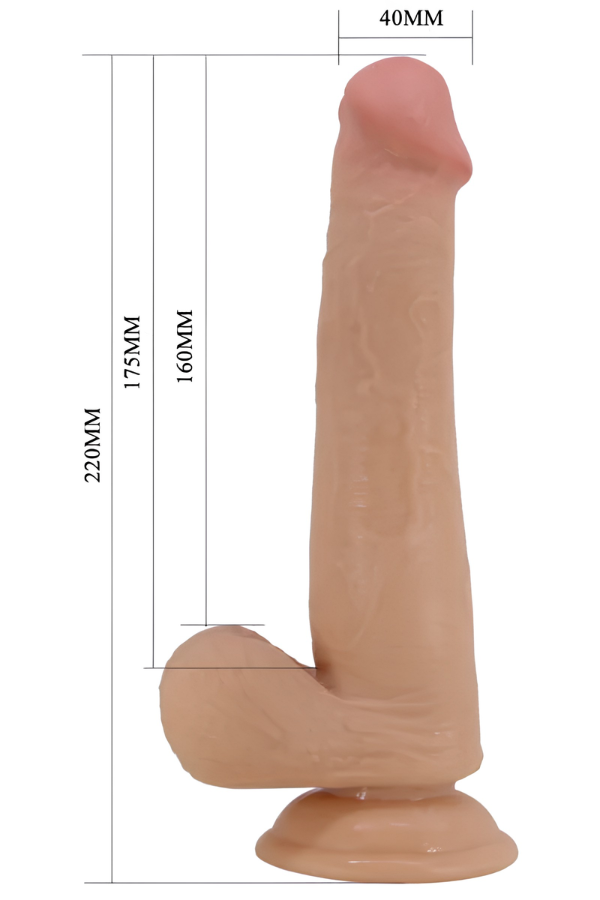 Dildo Realistico Masturbable 22 x 4 CM