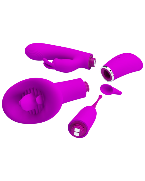 Kit Vibrador Intercambiable: Placer Personalizado para Todos los Gustos