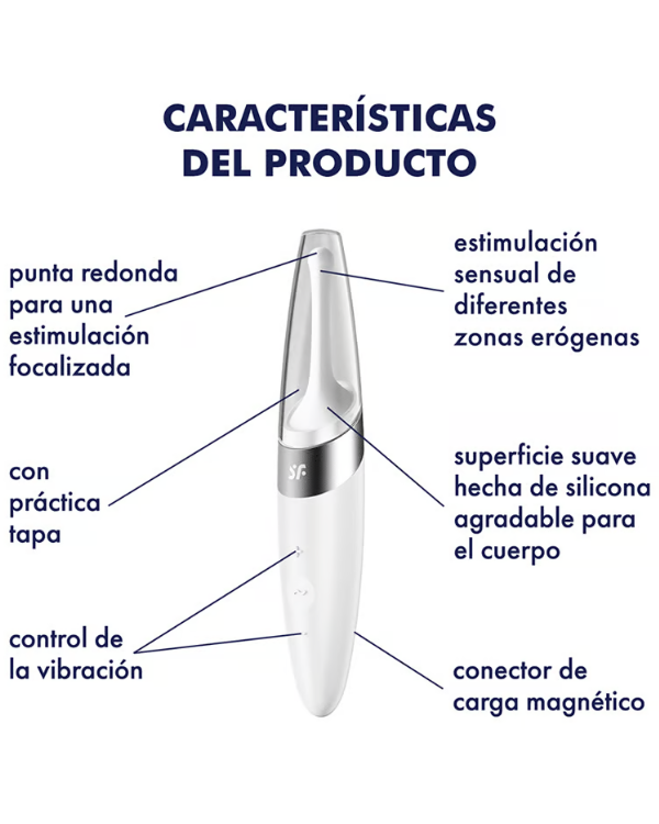 Vibrador Estimulador Satisfyer White TD
