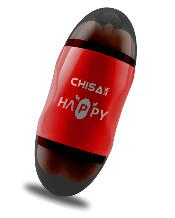 Masturbador HappyCup RED – Doble Entrada, Doble Placer